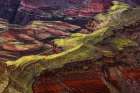 Rugged pattern cut by Colorado River, Grand Canyon National Park, Arizona Art Print